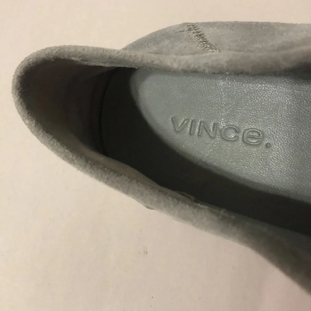 Vince gray suede